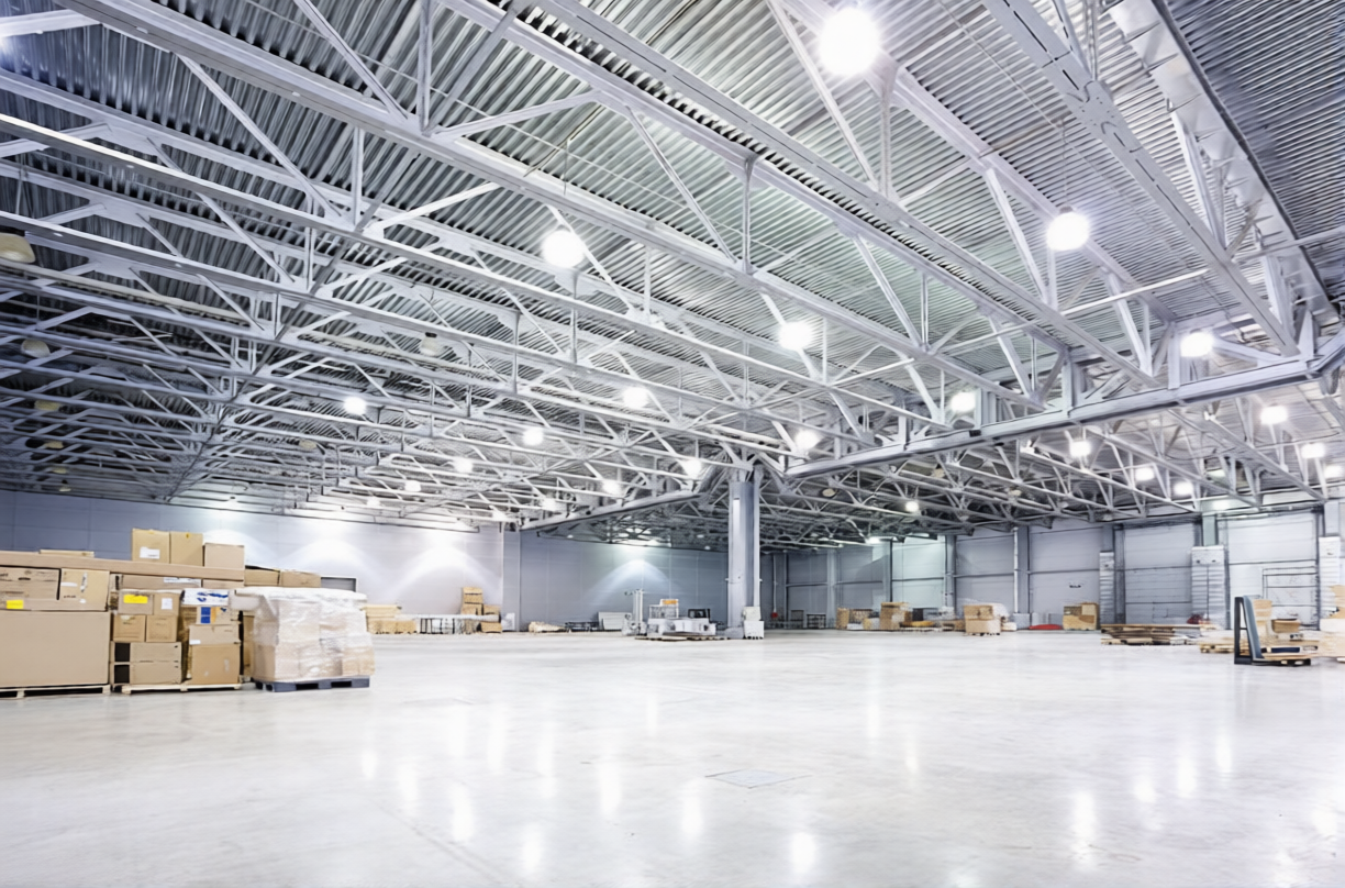 Warehouse and industrial electrical installation